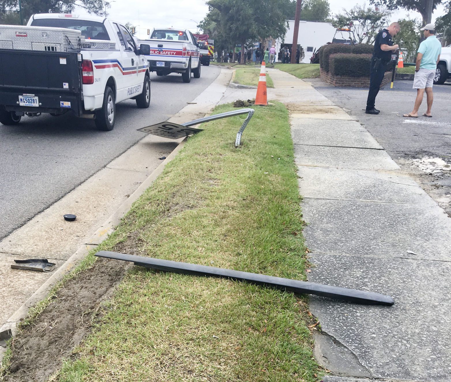 Car Crashes into Building